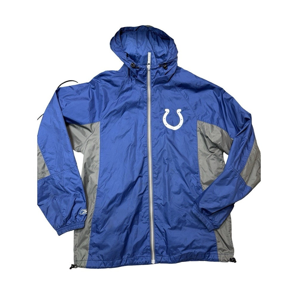y2k Reebok Indianapolis Colts windbreaker jacket mens medium